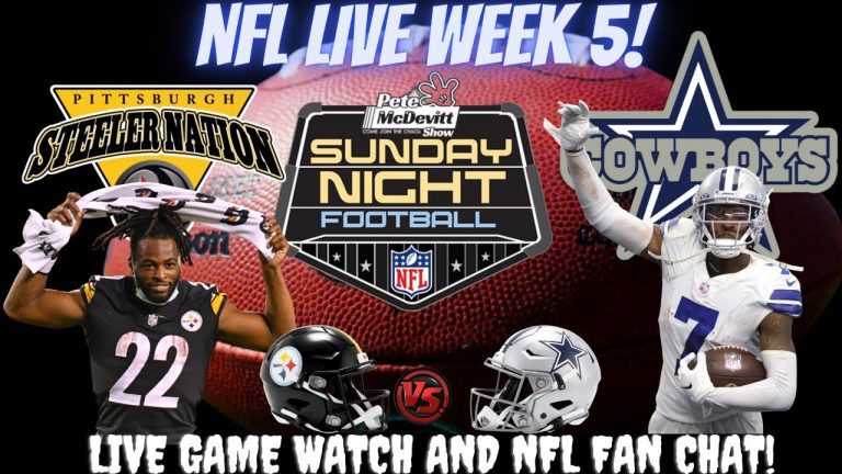 Dallas Cowboys vs Pittsburgh Steelers  🔴LIVE NFL Watch 🏈 Play By Play Reaction