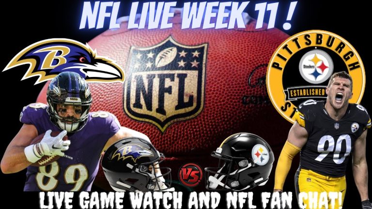 Ravens vs Steelers 🔴 LIVE NFL Football (Baltimore vs Pittsburgh) Live Watch