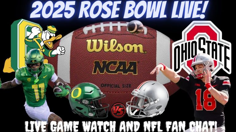 Ohio State Buckeyes vs Oregon Ducks 2025 Rose Bowl 🚨 NCAA College Football 🏈 Live Stream