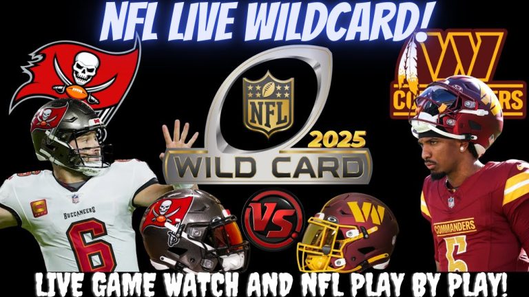 Tampa Bay Buccaneers vs Washington Commanders LIVE 🔴 NFC Wildcard 🔴 NFL LIVE Football Play-by-Play