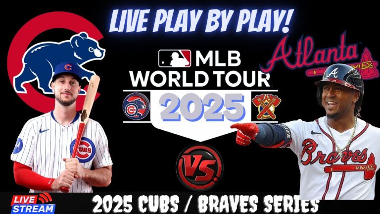 CHICAGO CUBS vs. ATLANTA BRAVES - LIVE WATCH - BASEBALL LIVE