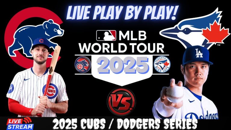 Los Angeles Dodgers vs Chicago Cubs 🔴 LIVE 🔴 Play by Play Watch