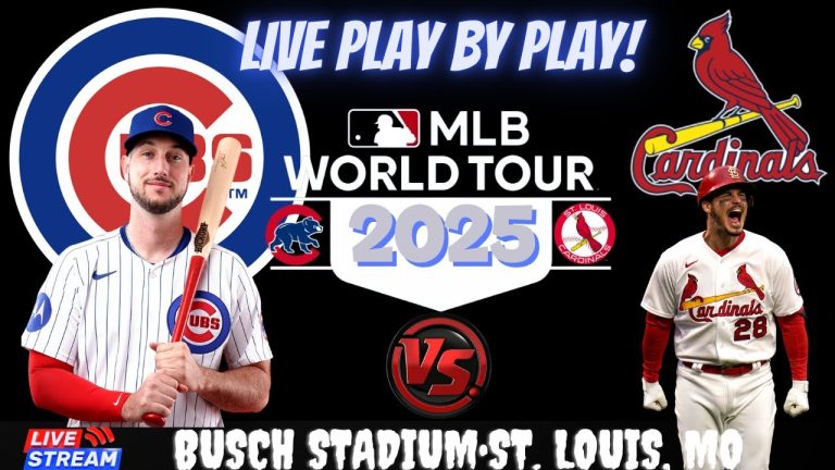 Cardinals VS Cubs 🔴⚾STLvsCHC LIVE MLB Watch Party ⚾ Play By Play Reaction.