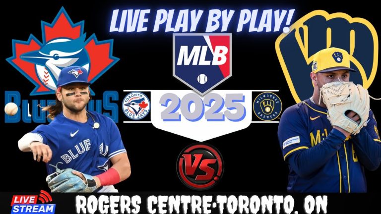 🔴MLB LIVE (Milwaukee Brewers vs. Toronto Blue Jays) - LIVE BASEBALL - LIVE WATCH