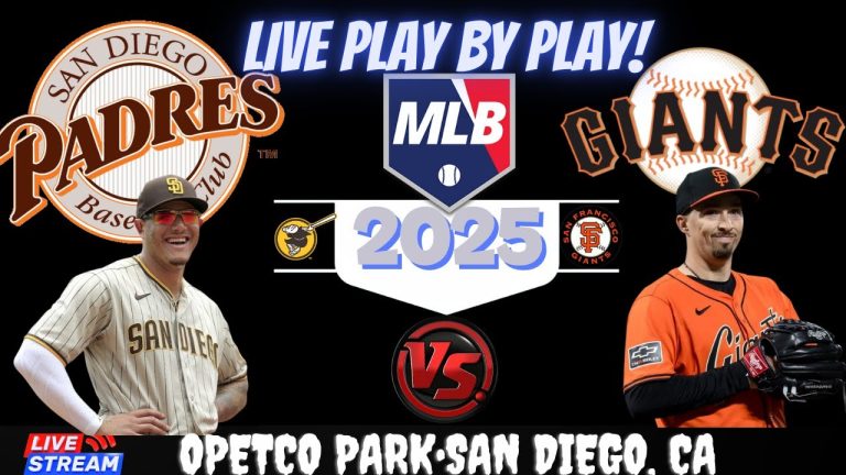 🔴MLB LIVE (SAN FRANCISCO GIANTS vs. SAN DIEGO PADRES) - LIVE BASEBALL - LIVE WATCH