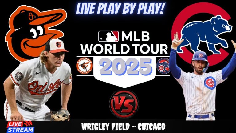 Baltimore Orioles vs Chicago Cubs ⚾🔥 Live MLB Play-by-play Watch!