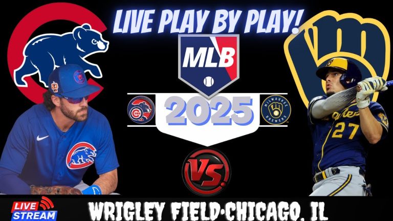 🔴MLB LIVE (Milwaukee Brewers vs. Chicago Cubs) - LIVE BASEBALL - LIVE WATCH
