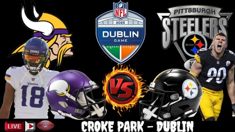 Vikings Battle Steelers Live: NFL Showdown in Dublin, Ireland