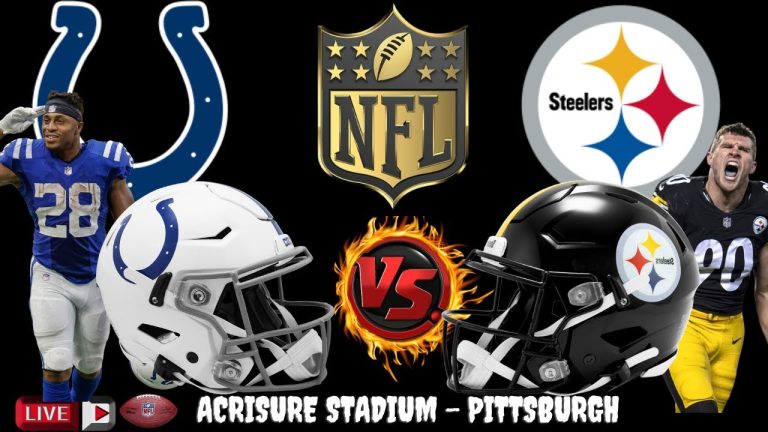 Colts Battle Steelers: NFL Showdown LIVE