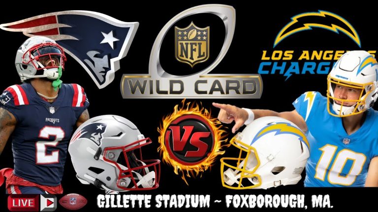Patriots vs Chargers LIVE: NFL WildCard WIN OR GO HOME