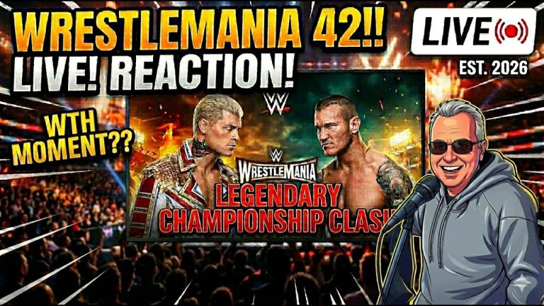 WRESTLEMANIA 42 LIVE! 🔴 Cody Rhodes vs. Randy Orton | Hell in a Cell: Damian Priest vs. Finn Bálor!