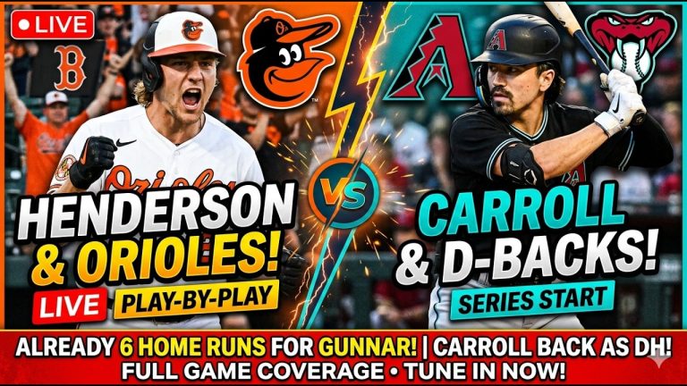 🔴 LIVE: Baltimore Orioles vs Arizona Diamondbacks | Full Play-By-Play & Score Updates