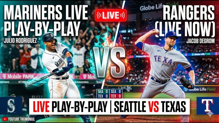 LIVE: Seattle Mariners vs Texas Rangers | Play-by-Play & Score Updates (MLB 2026)