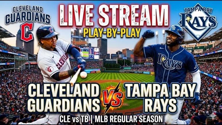 Rays vs Guardians LIVE Play-by-Play | MLB 2026 Score & Highlights