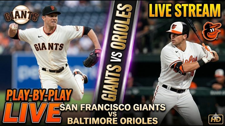 Baltimore Orioles vs San Francisco Giants ⚾🔥 Live MLB Play-by-play Watch!
