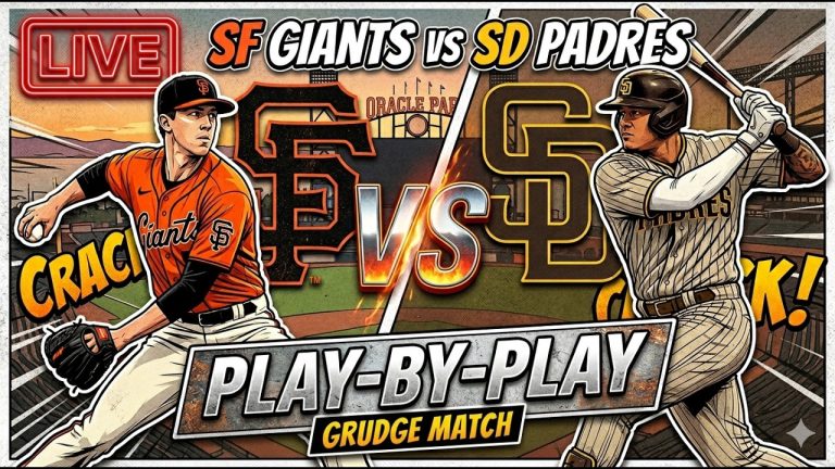 SAN FRANCISCO GIANTS vs. SAN DIEGO PADRES 🔴 MLB LIVE PLAY BY PLAY
