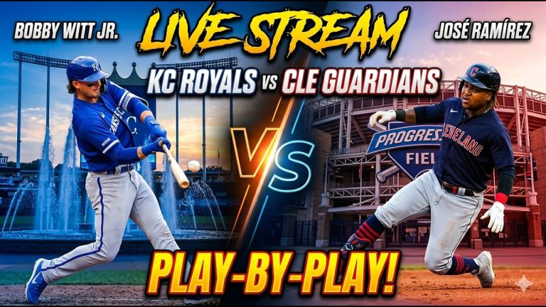 Kansas City Royals vs Cleveland Guardians Live Stream: Play-by-Play & Score Updates
