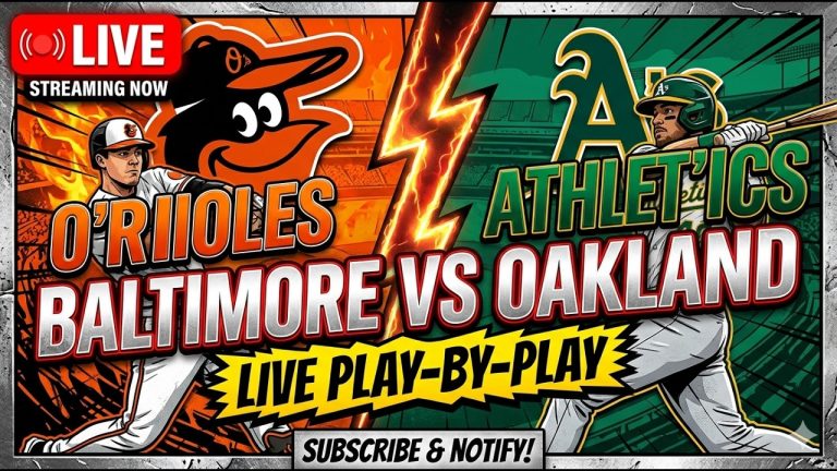 LIVE: Baltimore Orioles vs. Athletics | Play-by-Play & Live Score Updates (MLB 2026)