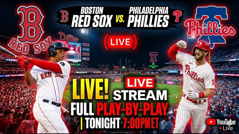 Red Sox vs. Phillies LIVE Stream | MLB Play-by-Play, Commentary & Live Odds