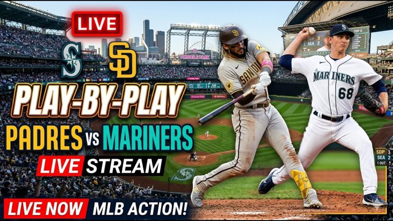 LIVE: Seattle Mariners vs. San Diego Padres | MLB Play-by-Play & Commentary