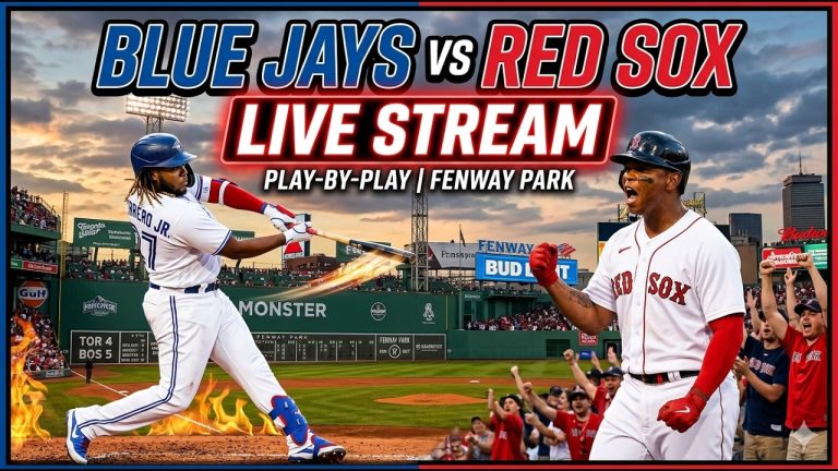 LIVE: Blue Jays vs Red Sox Live Stream | MLB Play-by-Play (Fenway Park)