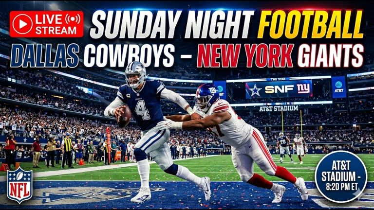LIVE: Dallas Cowboys vs. New York Giants | Sunday Night Football 2026 NFL Week 1