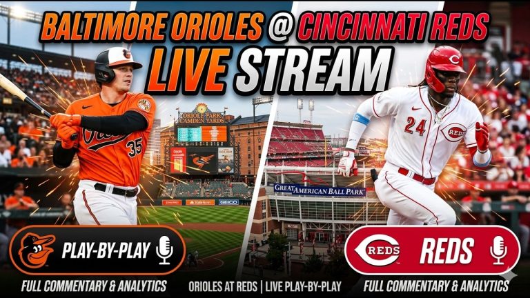 Baltimore Orioles vs Cincinnati Reds ⚾🔥 Live MLB Play-by-play