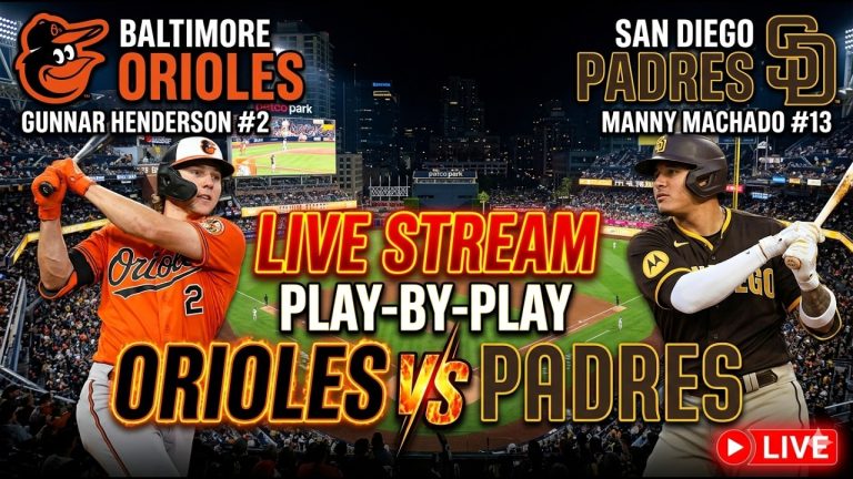 Baltimore Orioles vs San Diego Padres ⚾🔥 Live MLB Play-by-play Watch!