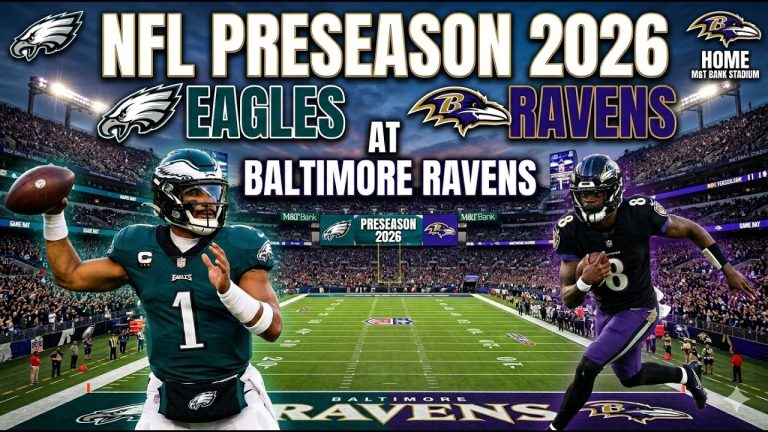 LIVE: Ravens vs. Eagles | NFL Preseason Game Day Stream & Reaction