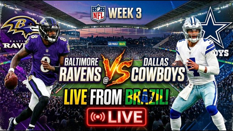 Baltimore Ravens vs. Dallas Cowboys LIVE Play-by-Play | NFL Week 3 Brazil