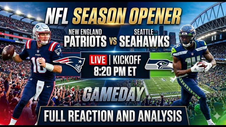 ​Patriots vs Seahawks Live | NFL Week 1 Game & Play-by-Play Commentary
