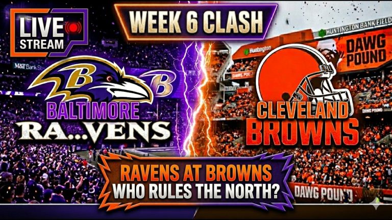 Ravens vs. Browns LIVE Reaction & Play-by-Play | NFL WEEK 6 2026