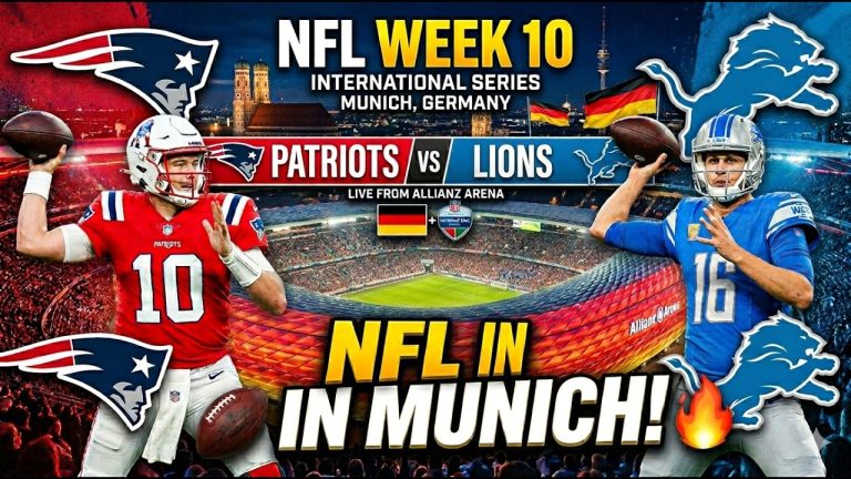 NFL Week 10: New England Patriots vs. Detroit Lions | LIVE from Munich, Germany