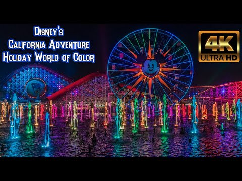 World of Color - Season of Light 2022 | 4K HD | Paradise Gardens Park Disney California Adventure