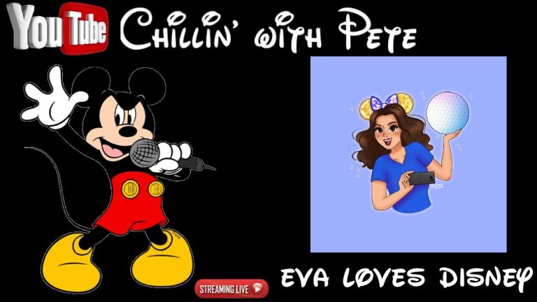 🔴Disney Interview LIVE - 'Chillin' with Eva Loves Disney.