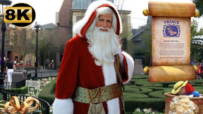 Disney Epcot France 2024 Père Noël Storyteller 8K
