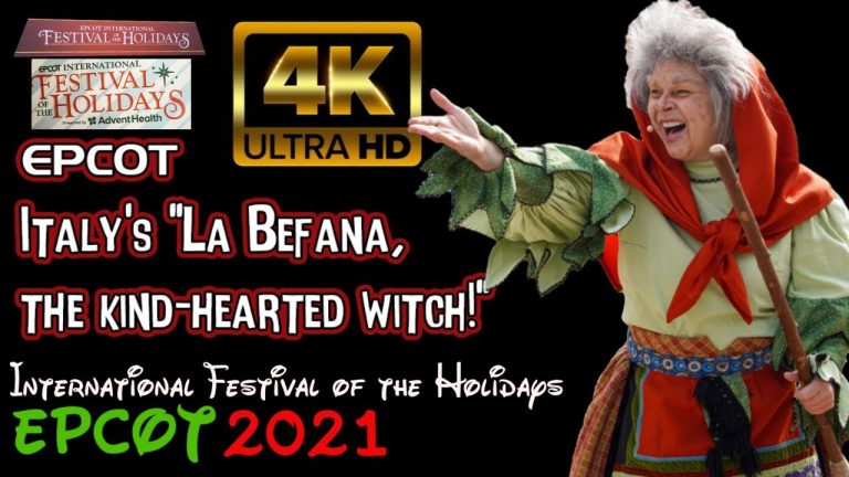 La Befana Storyteller | 4K HD | Italy Pavilion | Epcot International Festival of the Holidays 2021