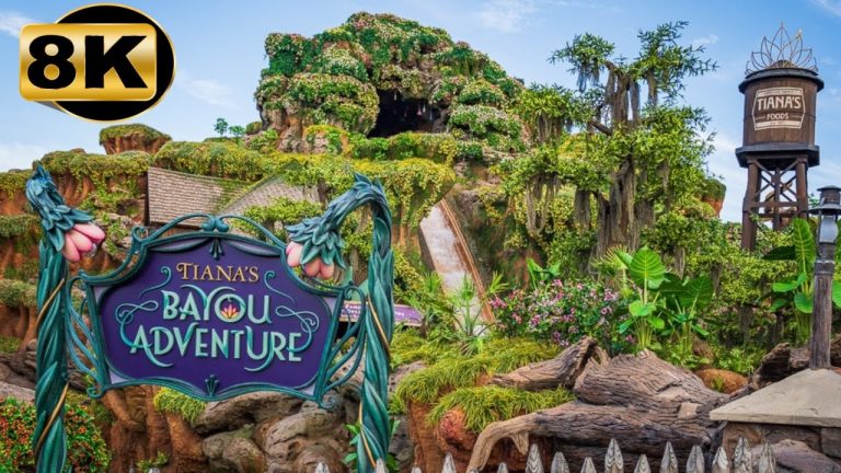 Tiana's Bayou Adventure Magic Kingdom 8K