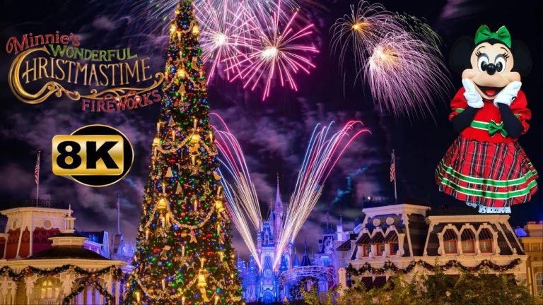 2024 Disney Minnie's Wonderful Christmastime Fireworks 8K