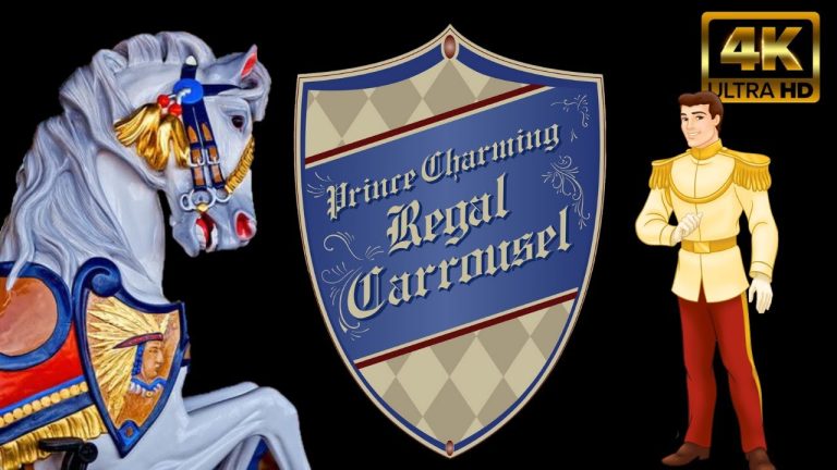 Prince Charming Regal Carrousel | 4K HD Full Ride Attraction | Magic Kingdom | Walt Disney World