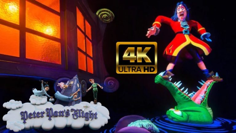 Peter Pan's Flight 4K 60fps HD Full Ride Attraction