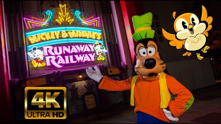 Mickey & Minnie's Runaway Railway | 4K HD 60fps | Hollywood Studios | Walt Disney World