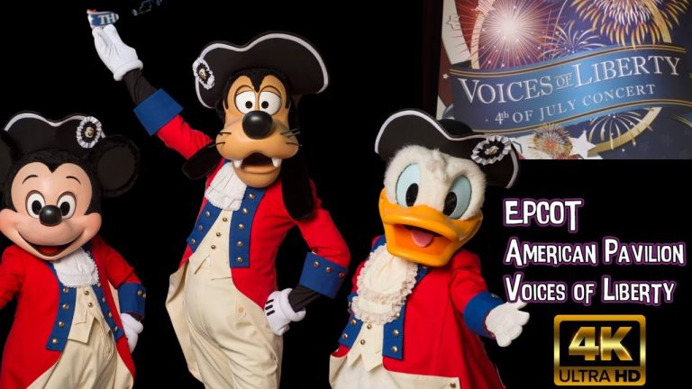 Epcot Voices of Liberty JULY 4TH Celebration | 4K POV | Walt Disney World