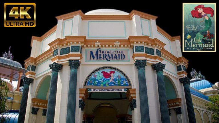 The Little Mermaid: Ariel's Undersea Adventure | 4K HD Ride || Disney California Adventure