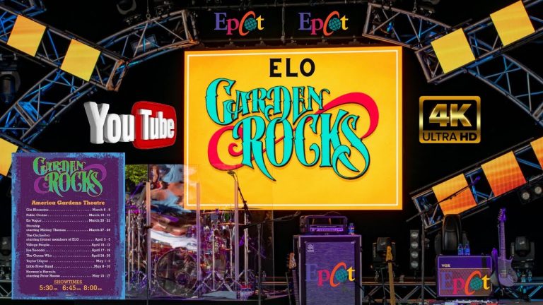 Epcot’s Garden Rocks Concert 2022 Flower & Garden Festival ELO | 4K POV | Walt Disney World