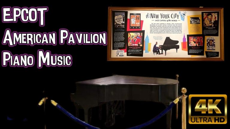 Epcot American Pavillion Piano Player | 4K POV | Walt Disney World