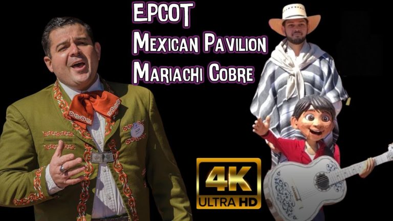 Epcot Mexico Pavillion Mariachi Cobre | 4K POV | Walt Disney World