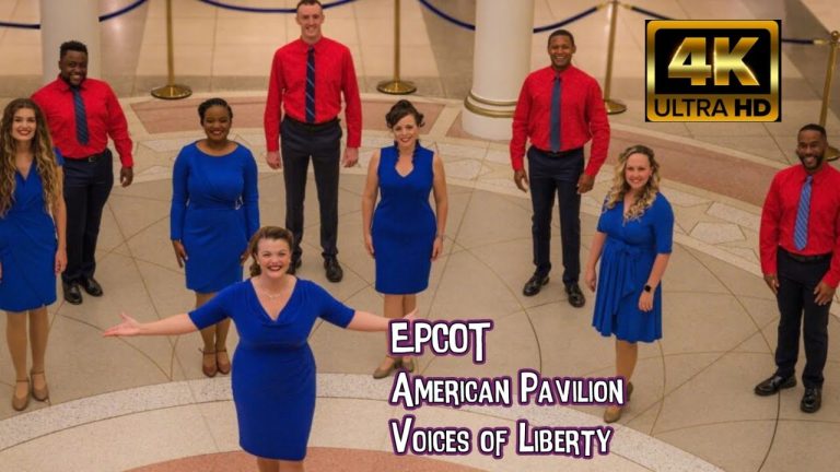 Epcot American Pavillion Voices of Liberty | 4K POV | Walt Disney World Show #2