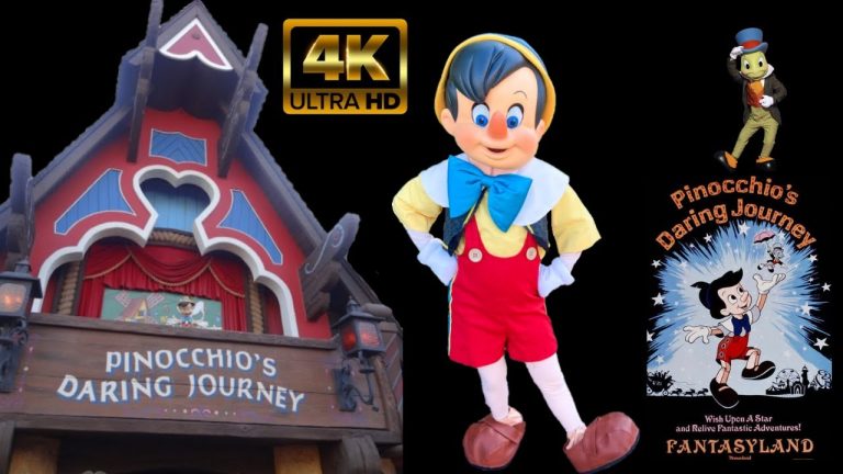 Pinocchios Daring Journey | 4K POV | Fantasyland in Disneyland