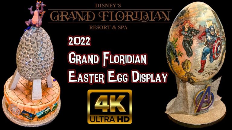 Disney Easter Egg Parade at Grand Floridian 2022 | 4K POV